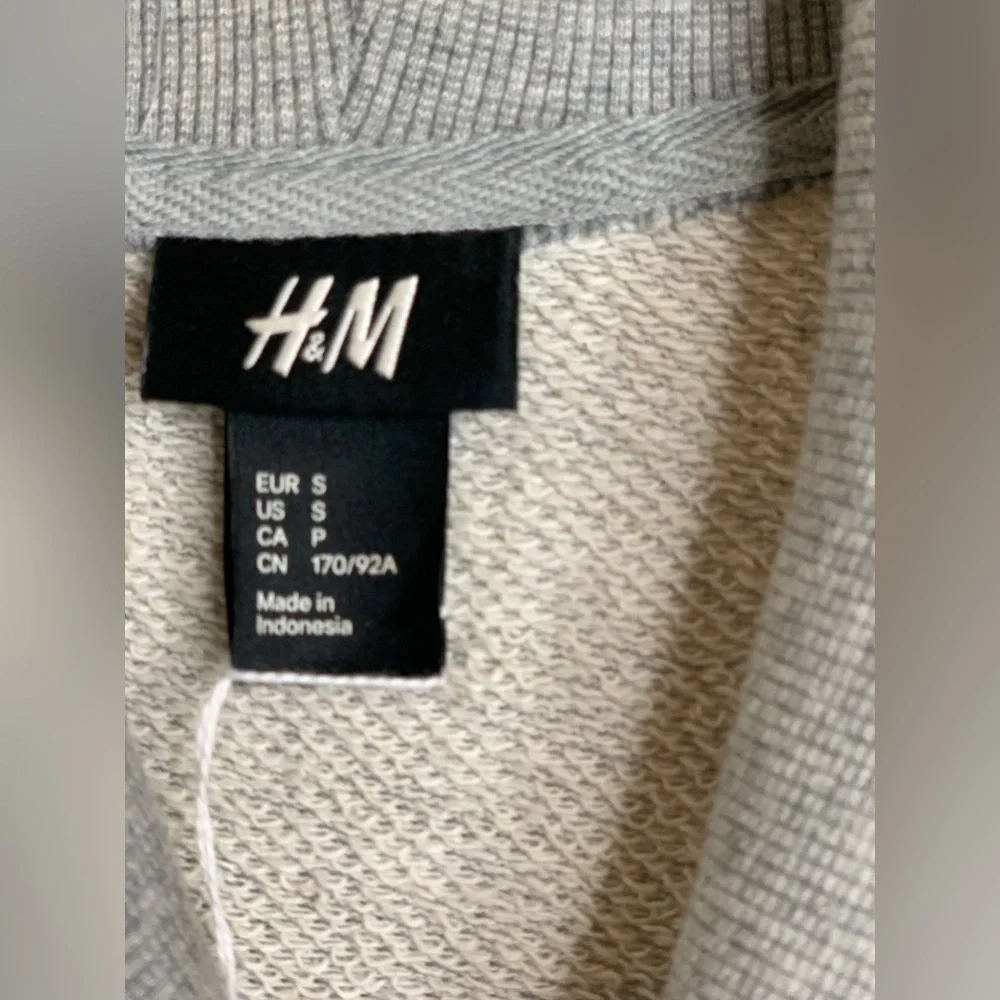 H&M Gray Double-Breasted Men's Jacket,S